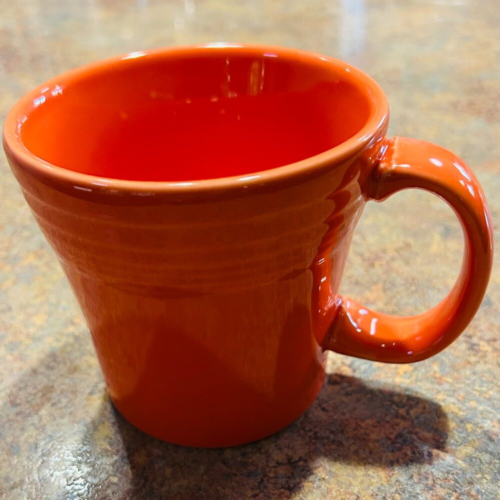 Fiestaware Poppy 15 oz  tapered coffee mug